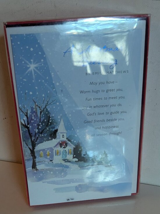 NWT 16 Winter Snow Scene Christmas Cards American Greetings Sealed Box Holiday - Picture 4 of 5